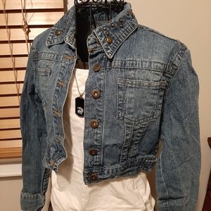 Paris Blue jean half jacket
